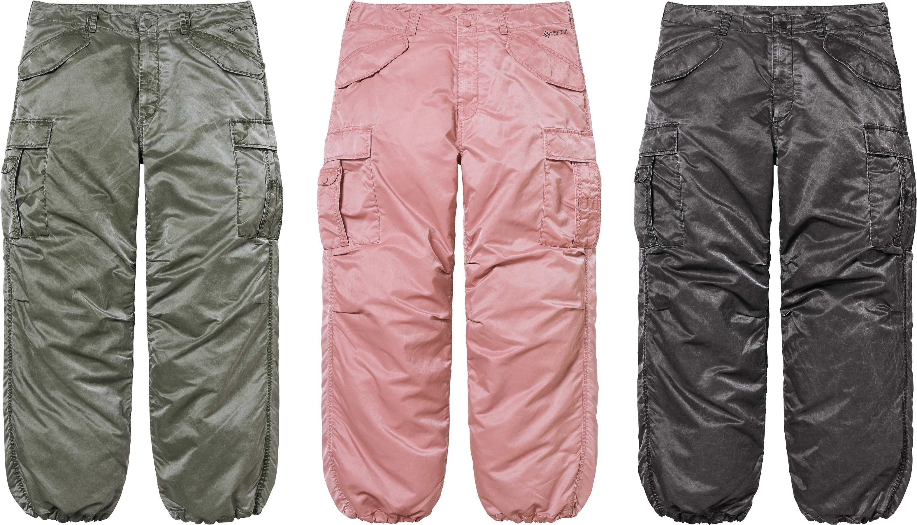 Washed Flight Satin Cargo Pant